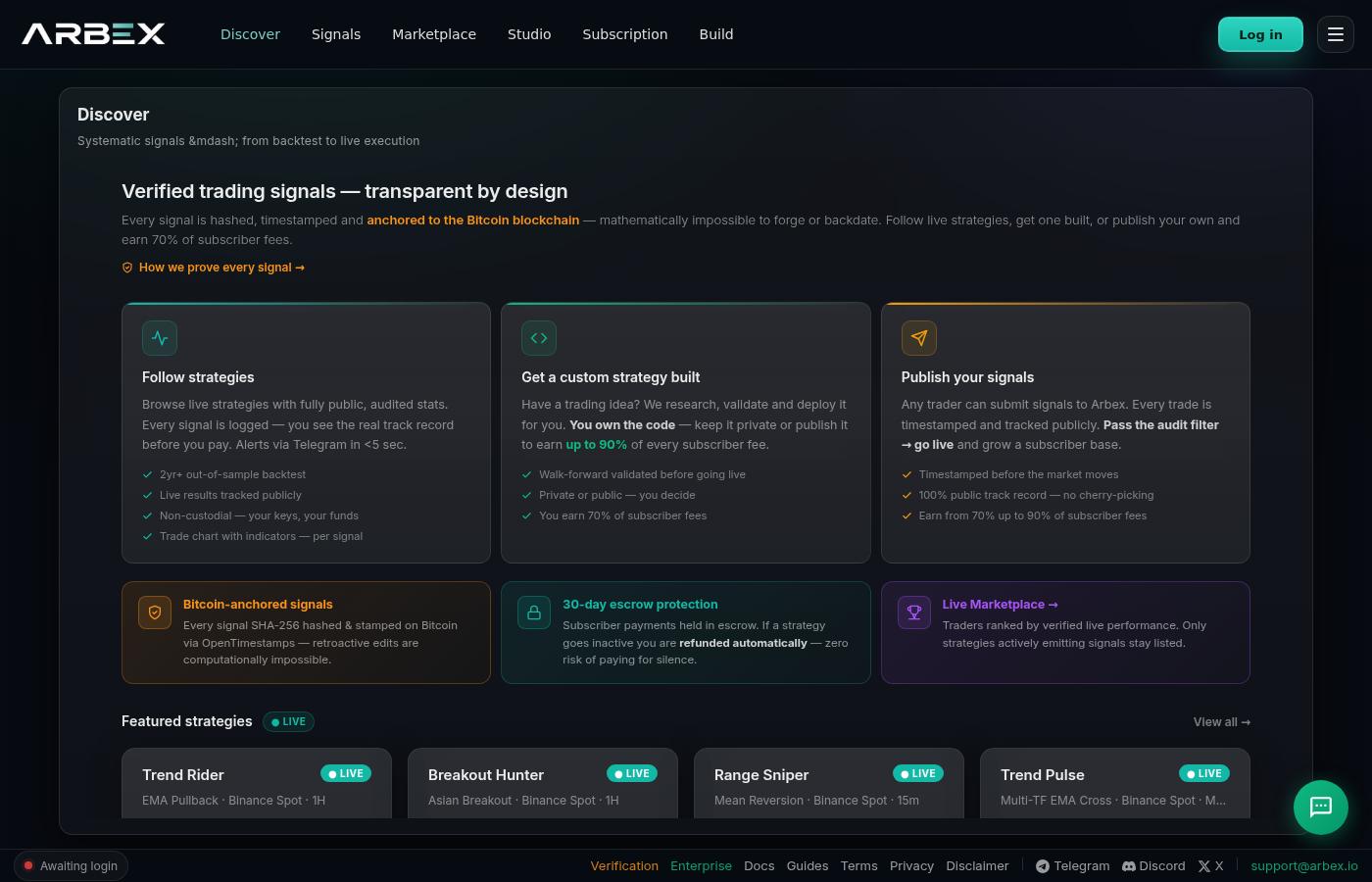 arbex.io