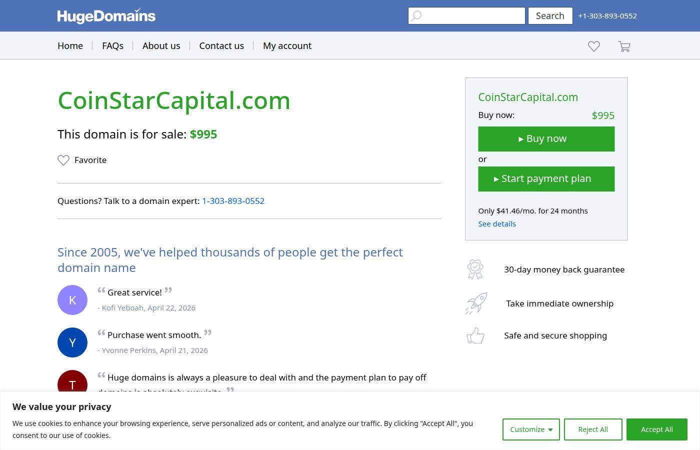 coinstarcapital.com