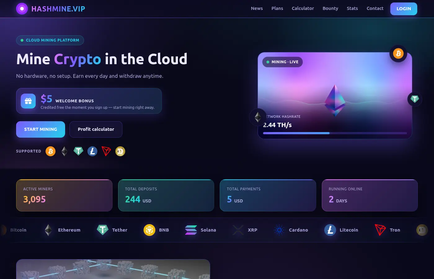 hashmine.vip review