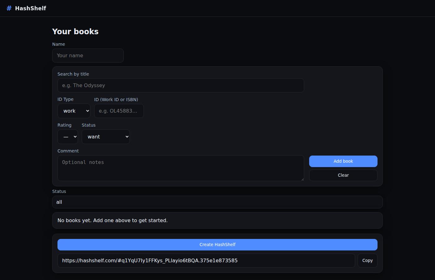 hashshelf.com