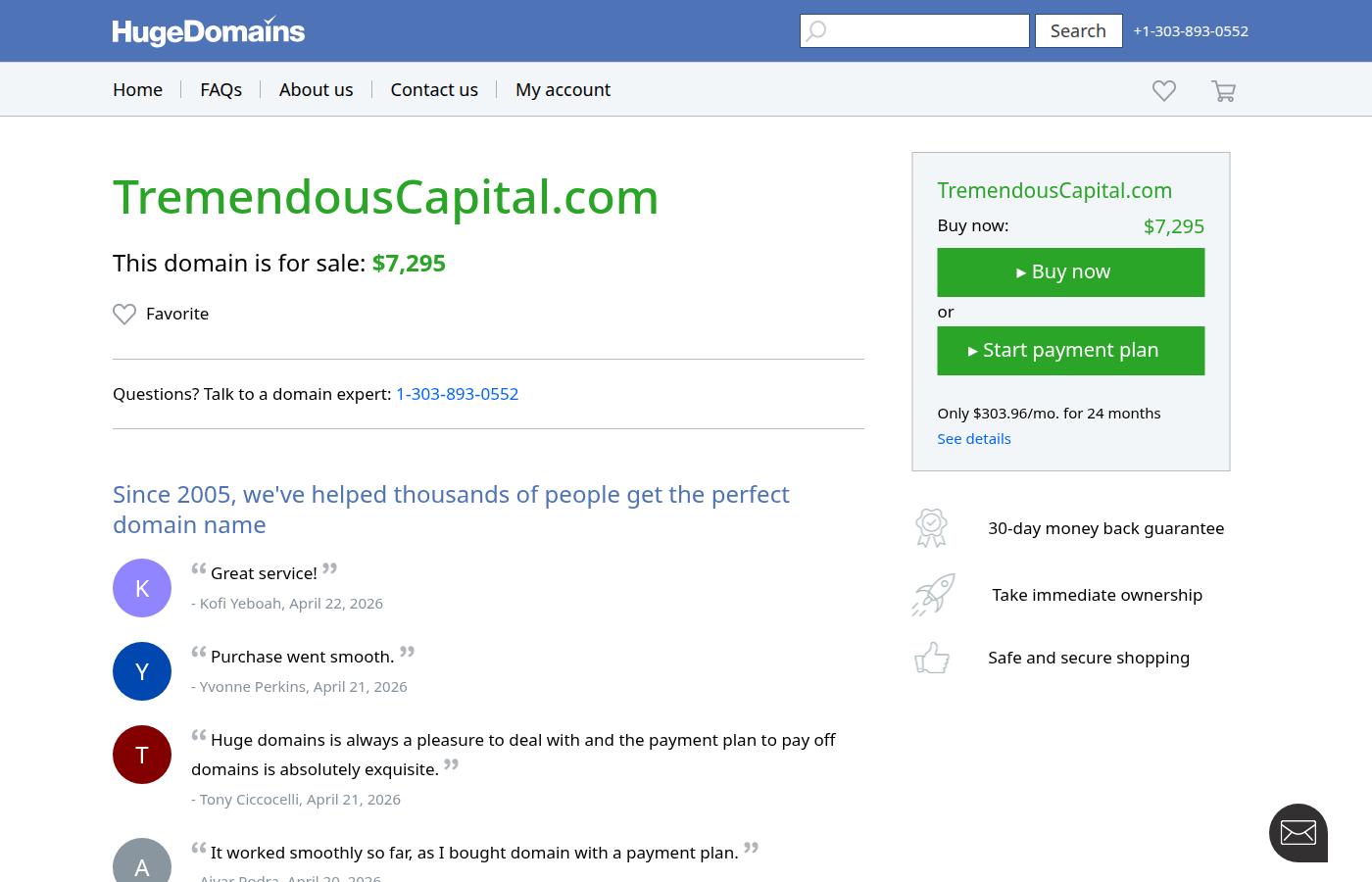 tremendouscapital.com
